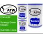 Preview: Chevrolet, Synergy Green Metallic, WA708S / GHS: 500ml Lackdose + 500ml Klarlack + 250ml Härter - Set, von ATW Autoteile West.